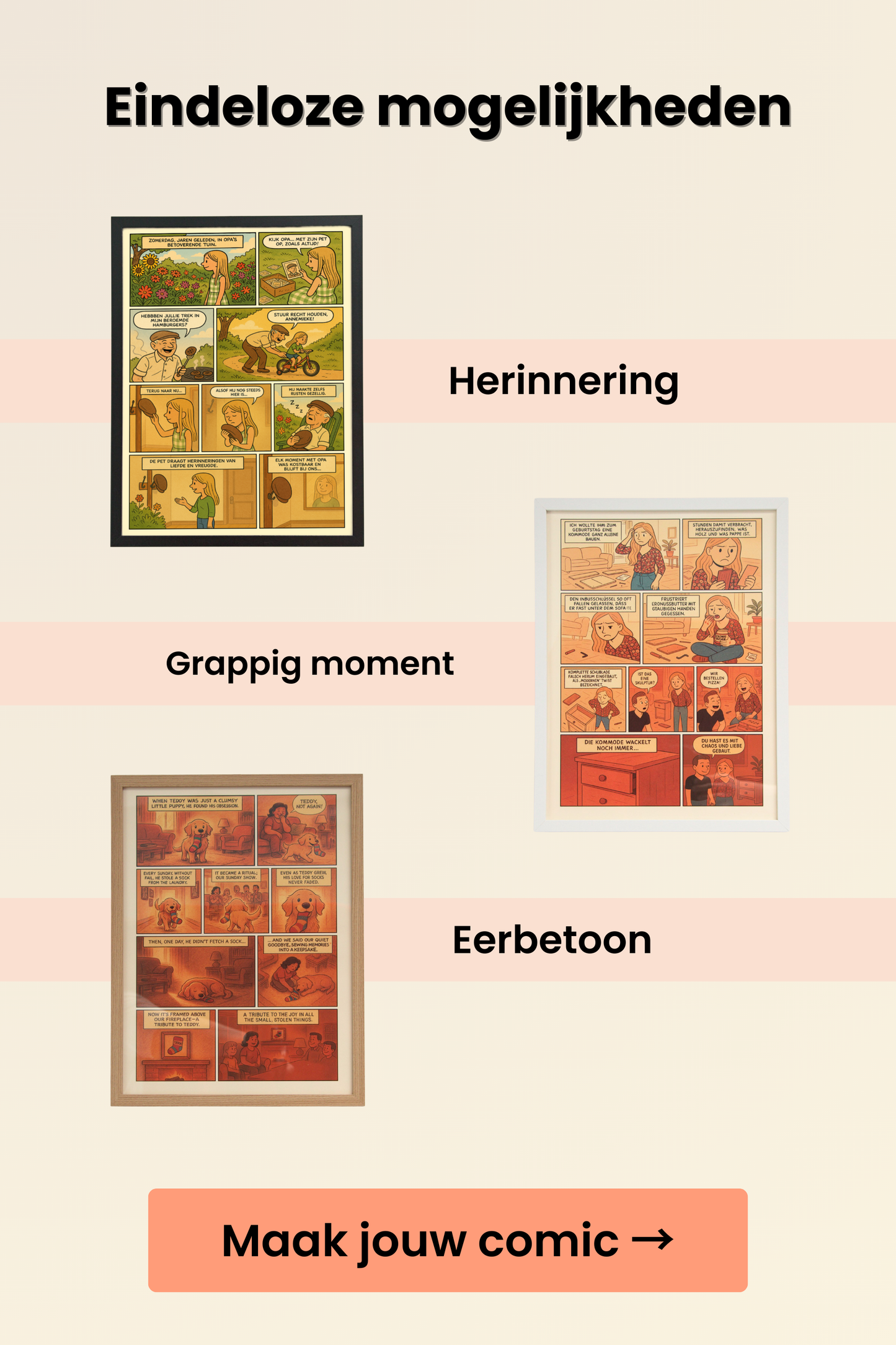 Personalised Comic Frame